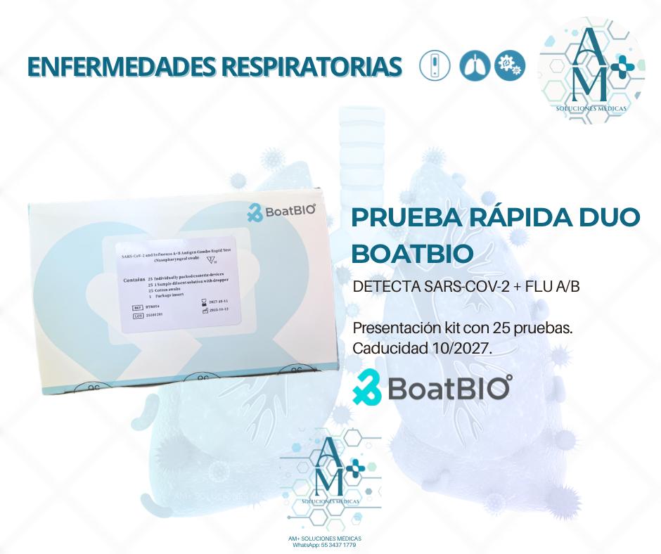 PRUEBA RÁPIDA BOATBio DÚO (SarsCov2+Influenza A/B)