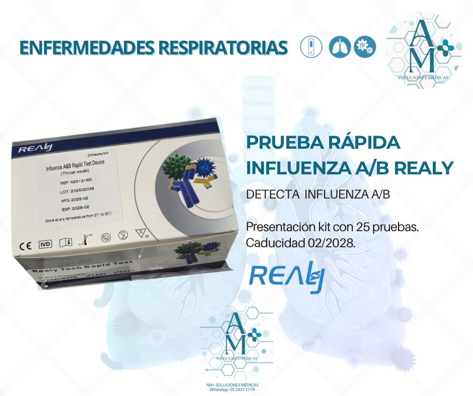 PRUEBA RÁPIDA REALY INFLUENZA A/B
