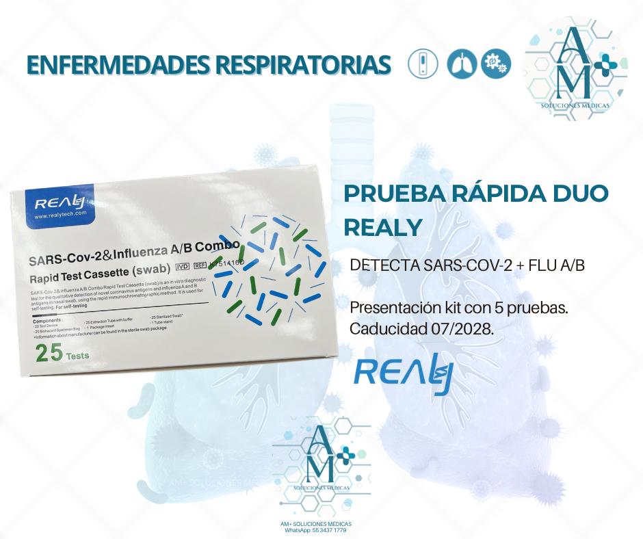 PRUEBA RÁPIDA REALY DÚO (SarsCov2+Influenza A/B)